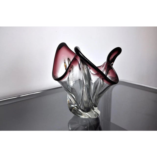 Italian Purple Vase in Murano Glass from Seguso, 1960, in Very Good conditions. Designed 1960 to 1969