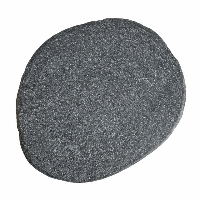 Vintage natural stacked river rock side table or stool. Level polished top area for placing objects or for sitting. Great...