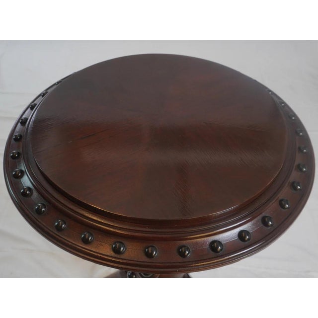 Vintage George Hunzinger Pedestal Side Table | Chairish