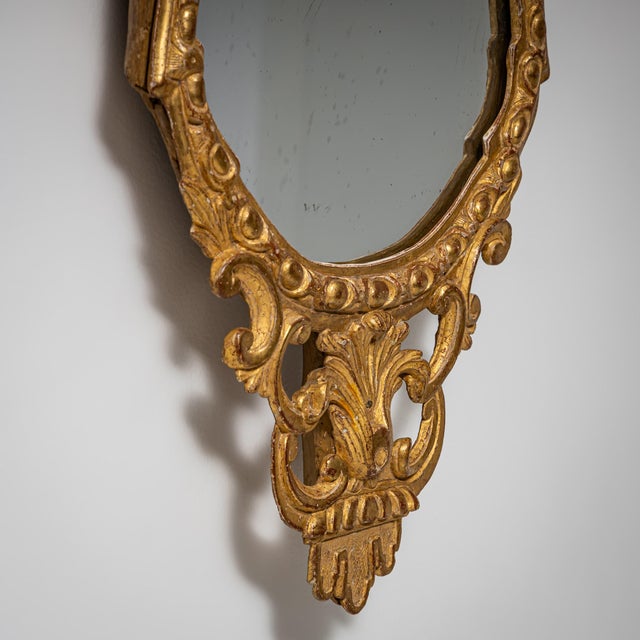 Rococo Style Mirror, 1800s For Sale - Image 6 of 7