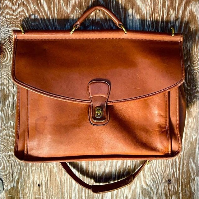 Vintage Coach Beekman Briefcase For Sale In West Palm - Image 6 of 11
