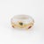 Vintage White Jade Ring Sz 5 Gemstones Vine Leaves 18k Yellow Gold Band For Sale - Image 4 of 6