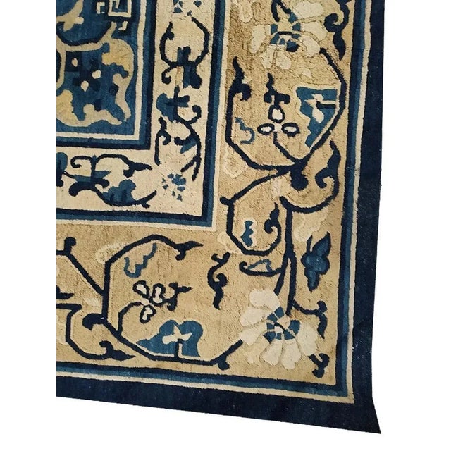 Early 20th Century Chinese Peking Carpet ( 10' x 11'10" - 305 x 360 ) For Sale - Image 4 of 6