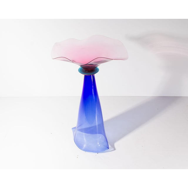 Contemporary Stephan Cox Postmodern Art Glass Vase For Sale - Image 3 of 7