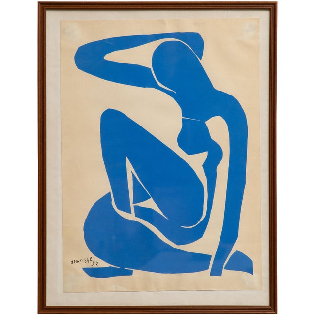 After Henri Matisse, Nu Bleu, Lithograph, 1970 For Sale