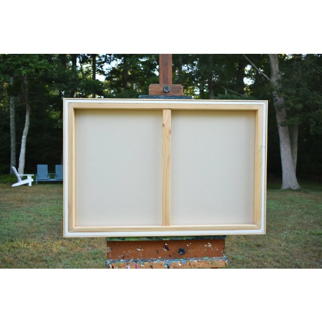 Contemporary Plein Air Painting, the Early Morning Garden, by Stephen Remick, Framed For Sale - Image 12 of 13