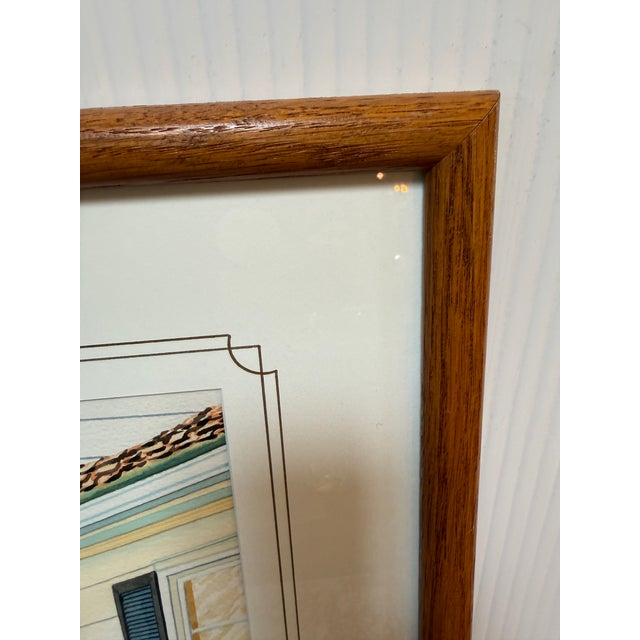 Late 20th Century L. M. Steadman Spring Sun at Jim & Allisons Watercolor Painting, Framed For Sale - Image 5 of 12