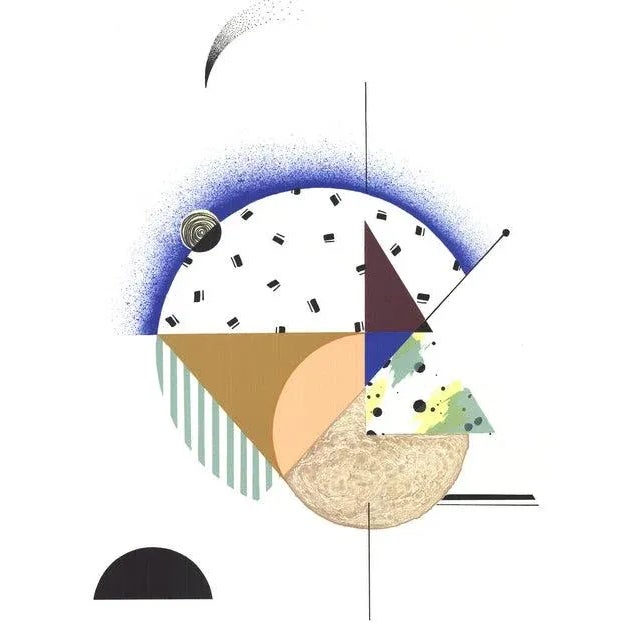 Contemporary Krista Rosenkilde Shock Blue Black Hole, 2016 - Signed For Sale - Image 3 of 5