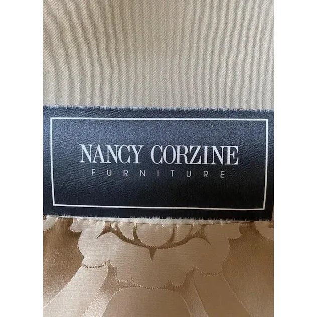 Wood Nancy Corzine Upholstered Louis XVI Style Lounge Chairs, a Pair For Sale - Image 7 of 18