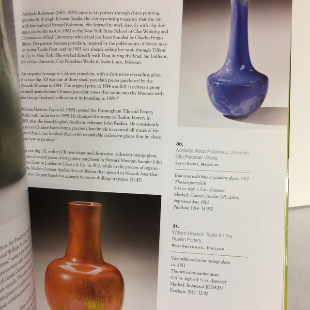 Paper "Masterpieces of Art Pottery 1880-1930" Book For Sale - Image 7 of 10