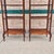 Vintage French Etagere Bookcases With Brass Lattice Sides and Gallery Railing - A Pair For Sale - Image 4 of 7