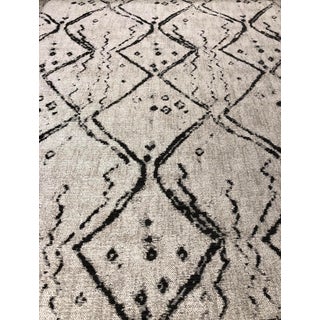 Nate Berkus for Kravet Globe Trot - Nero Taupe and Grey Scandinavian Upholstery Fabric - 3.75 Yards For Sale