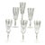 1990s Waterford, Crystal of Ireland-Makers of Luxury Premium Crystal “Lismore” Champagne, Flutes - Set of 6 For Sale