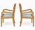 Biedermeyer Dining Table With One Leaf and Six Matching Dining Chairs With Blue Upholstery For Sale - Image 9 of 16