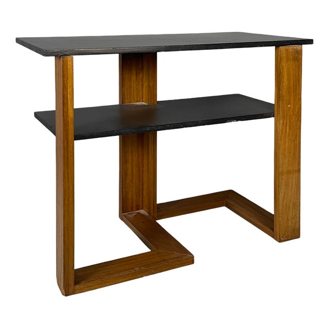 Italian Modern Rectangular Coffee Table in Wood, 1970s For Sale