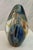 1990s Vintage Robert Eickholt Signed Art Glass Floral Egg Paperweight For Sale - Image 5 of 11