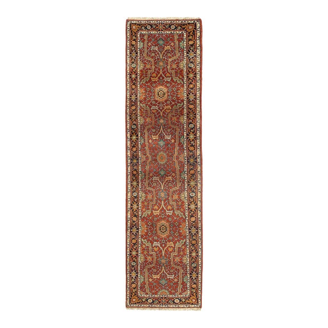 Pasargad DC Fine Hand Knotted Ralph Lauren Design Runner Rug For Sale