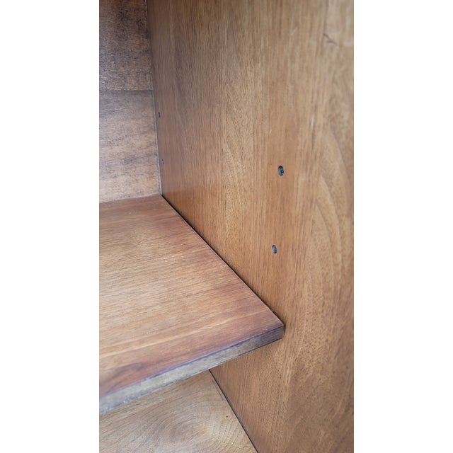 Gold 1960s Mid-Century Modern Thomasville Shalimar Credenza Small Pecan Hollywood Regency For Sale - Image 8 of 12