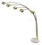1960s Mid Century Modern 5-Arm Italian Arc Lamp by Harvey Guzzini For Sale
