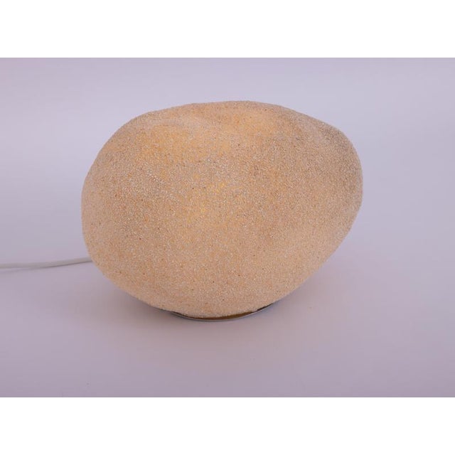 Cream Dora Moon Rock Lamp by André Cazenave, Italy, 1970s For Sale - Image 8 of 11