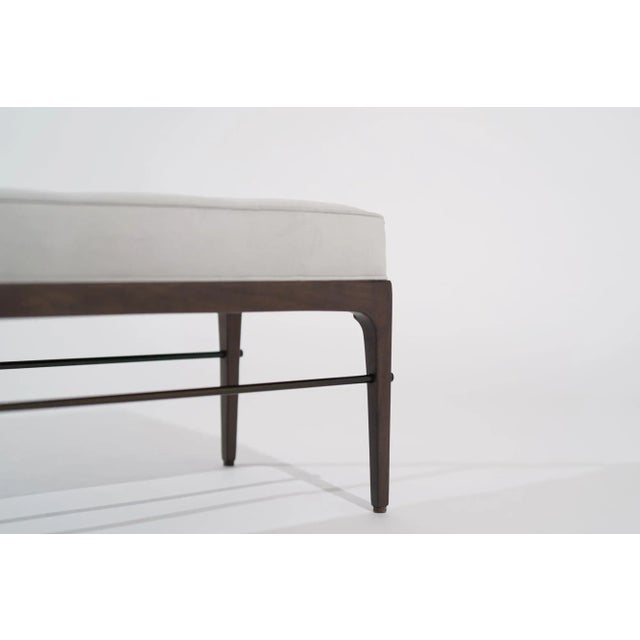 Linear Bench in Dark Walnut Series 72 by Stamford Modern For Sale - Image 9 of 12