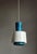 Scandinavian Modern Blue Stoneware Pendant by Nils Kähler, Denmark, 1960s For Sale - Image 3 of 11