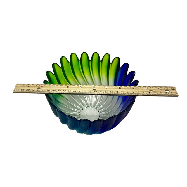 Studio Nova Solaris Glass Bowl by Walther Glas of Germany For Sale - Image 10 of 10