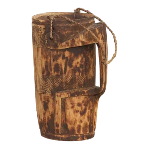 Hand-Carved Naga Milk Pot-Konyak