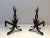 Raymond Subes, Wrought Iron Andirons, French, Circa 1940 - A Pair For Sale - Image 10 of 13