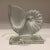 Mid-Century Modern 1940s Glass Nautilus Seashell Frosted Shell Conch Vase Bookend by New Martinsville For Sale - Image 3 of 13
