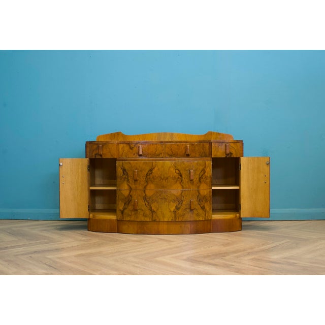 Art Deco British Burr Walnut Dressing Chest, 1930s For Sale - Image 4 of 12