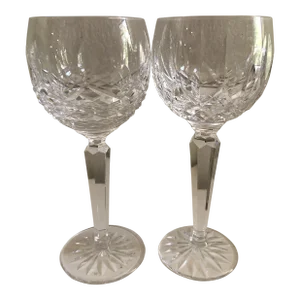 Vintage Waterford Crystal Stemware Glasses--Set of 2