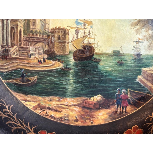 Late 19th Century 19th Century Papier Mache' Bowl For Sale - Image 5 of 12