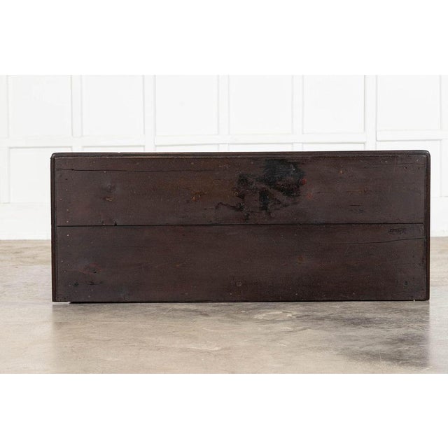 Brown 19th Century English Painted Pine Dresser Base For Sale - Image 8 of 18