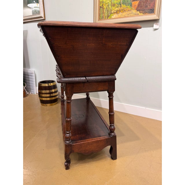 French Walnut Console Table For Sale - Image 11 of 14