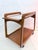 Danish Teak Serving Trolley with Removable Tray from Sika Møbler, 1960s For Sale - Image 9 of 9