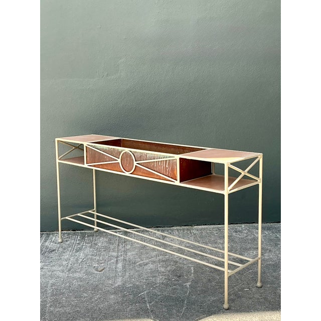 Vintage Neoclassical Copper Dry Sink For Sale - Image 4 of 12