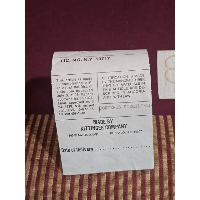 Late 20th Century Kittinger Mahogany Williamsburg Style Chippendale Style Sofa Claw and Ball Feet For Sale - Image 9 of 10