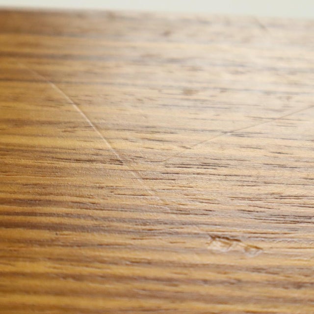 Brown Vintage Teak Side Table, 1960s For Sale - Image 8 of 11