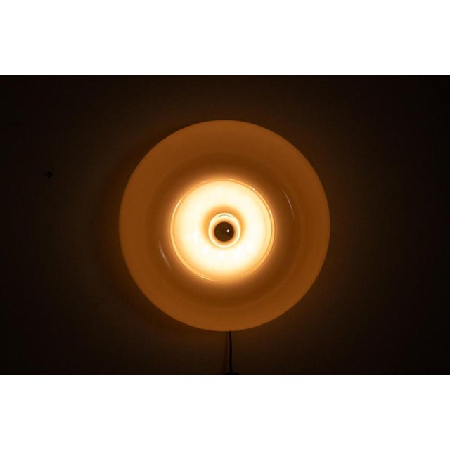 Opaline Glass Wall Sconces from Castiglioni, Set of 2 For Sale - Image 3 of 10