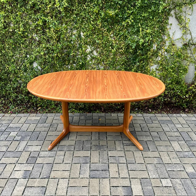 Vintage Danish Modern Expandable Teak Dining Table by Skovby For Sale - Image 12 of 12