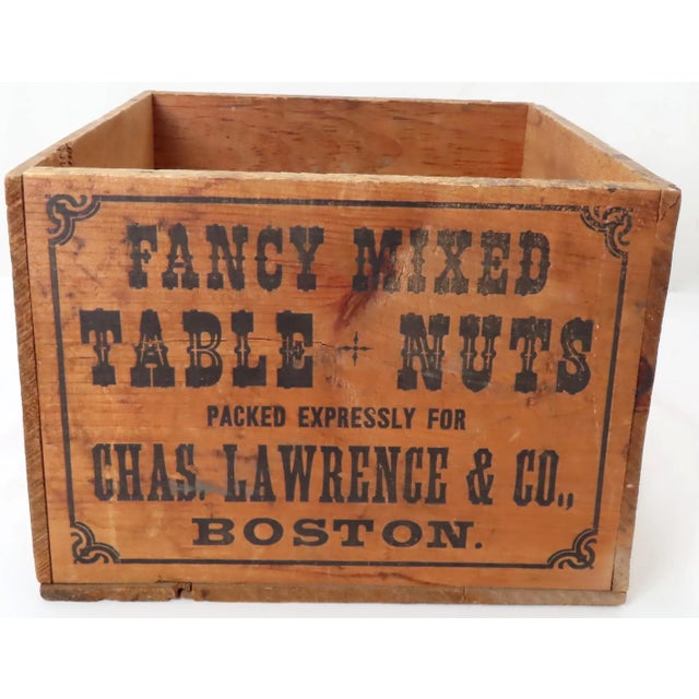 This really is a Great Looking - Unusual Antique Wood Shipping Crate / Box. American in Origin. Circa Very Early...