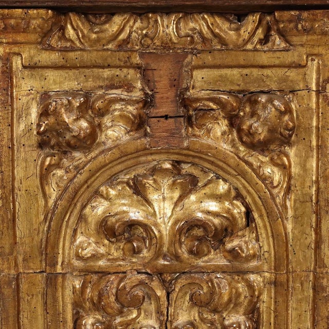 19th Century Carved and Gilded Wood Bench, Italy For Sale - Image 6 of 16