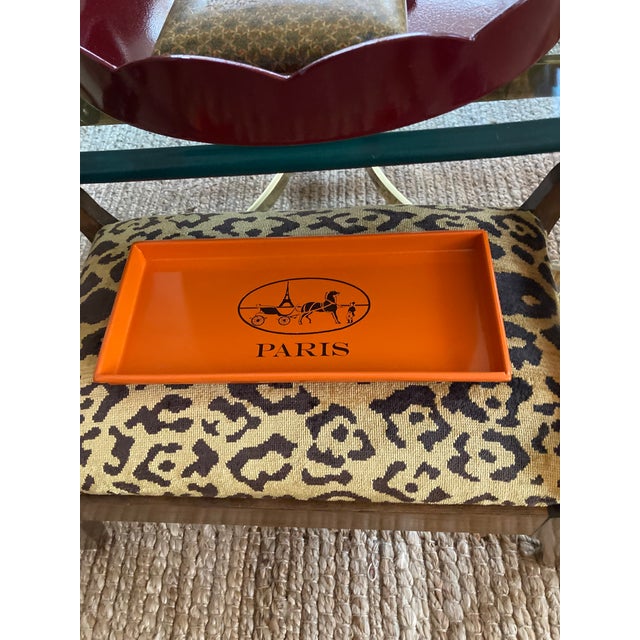French Equestrian Paris Hermes’ Inspired Change Trays- Set of 2 For Sale - Image 12 of 12