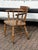 Victorian Smokers Bow Fireside Chair in Light Oak For Sale - Image 5 of 6