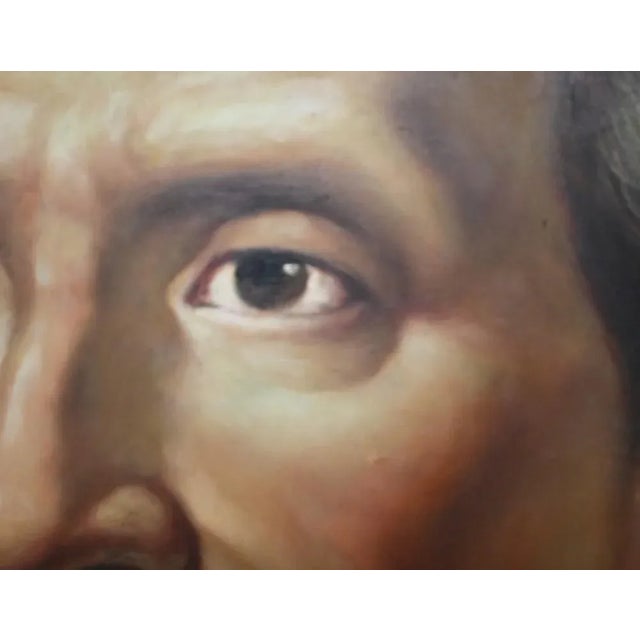 Lord Byron Portrait, Oil Painting, Framed For Sale - Image 9 of 13