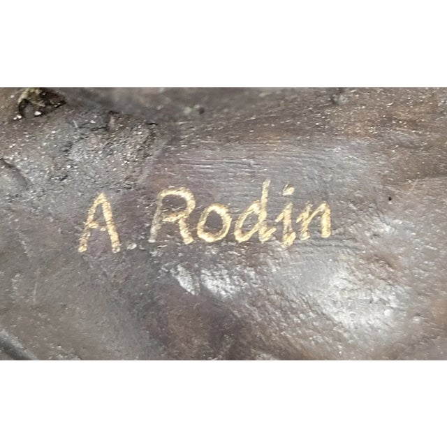 EVE (1895) Bronze Statue Sculpture by Auguste Rodin Nude Female Figure 32" x 11" For Sale - Image 10 of 10