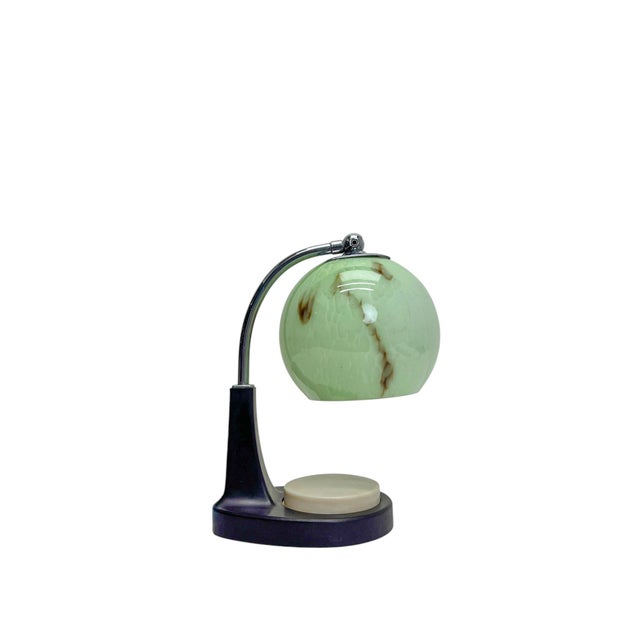 Bauhaus Bakelite Table Lamp by Marianne Brandt for GMF, 1920s For Sale - Image 13 of 13