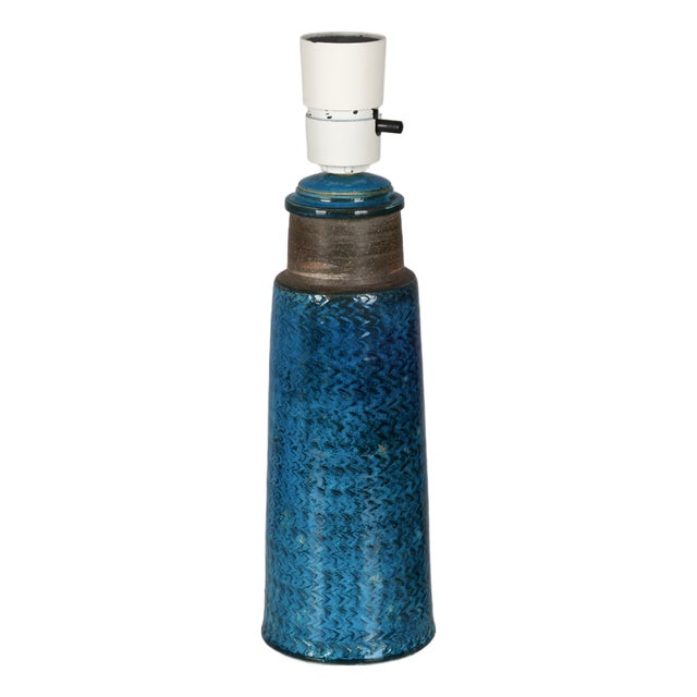 Ceramic Table Lamp by Herman A. Kähler for Kähler, Denmark, 1960s For Sale