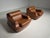 Exceptional pair of sculptural Italian lounge chairs dating from the late 1960s or early 1970s, attributed to the design...